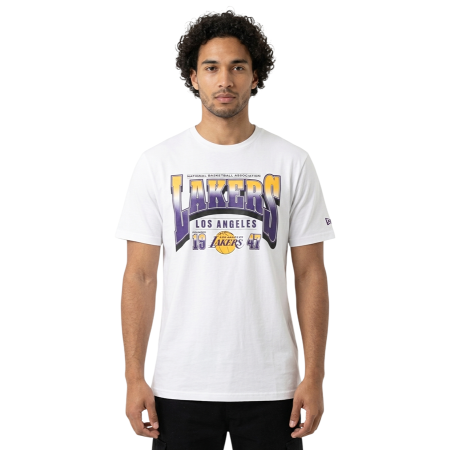 New Era NBA L.A Lakers Archive Graphic Regular Tee "White"