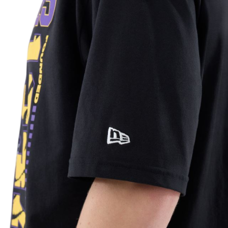 New Era NBA L.A Lakers Basketball Graphic Oversize Tee "Black"
