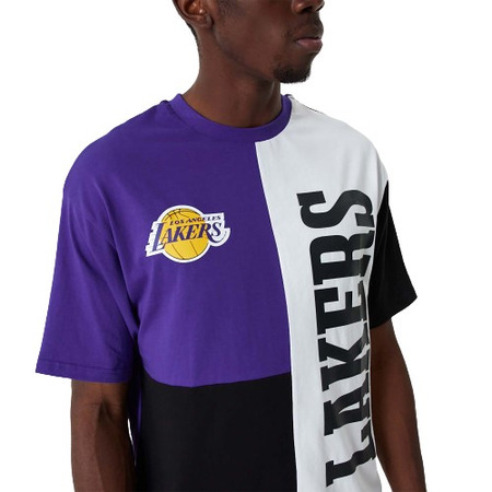 Neu Era NBA L.A. Lakers schneiden und sähen übergroße Tee
