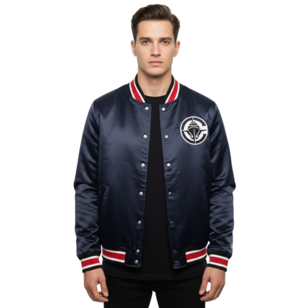 New Era NBA L.A. Clippers Embroidered Logo Bomber Jacket "Navy"