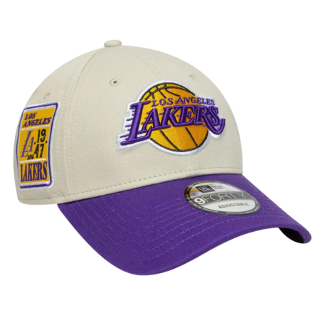 New Era NBA LA Lakers Contrast Patch 9FORTY Adjustable Cap