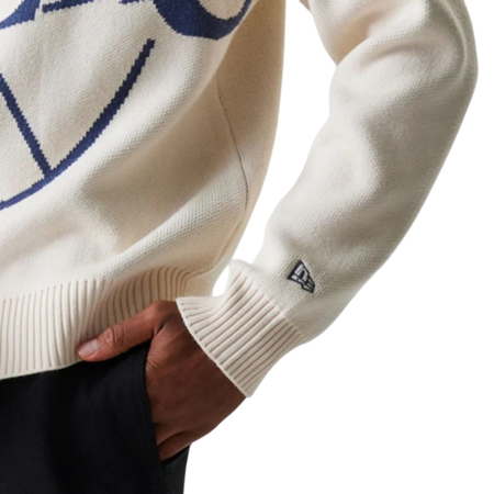 New Era NBA LA Lakers Knit Oversized Sweater "Light Beige"