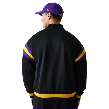 New Era NBA LA Lakers Panel Bomber Jacket
