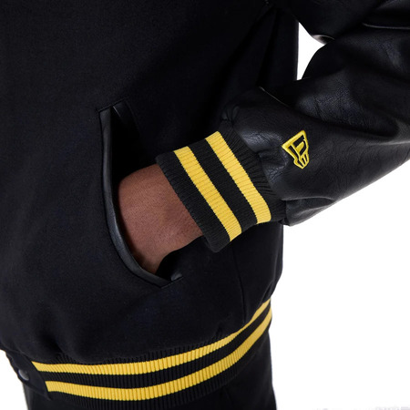 Neue Ära NBA LA Lakers Patch Varsity Jacket "Black"