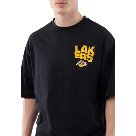 New Era NBA LA Lakers Player Graphic Oversized T-Shirt "Black"