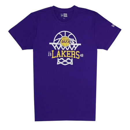 New Era NBA League Net Los Angeles Lakes Logo Tee