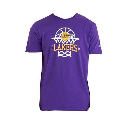 New Era NBA League Net Los Angeles Lakes Logo Tee