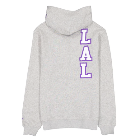 New Era NBA Los Angeles Lakers Varsity Pollover Hoodie "Heather Gray"