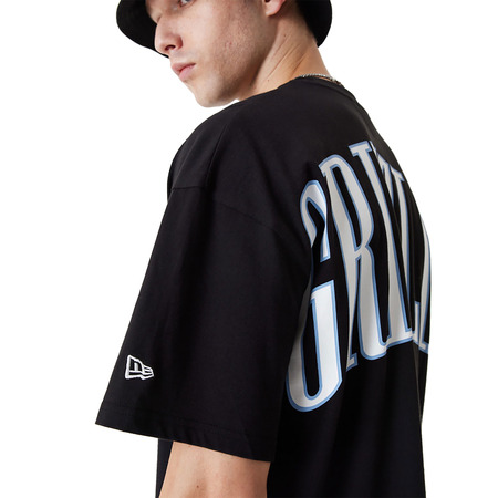 Neu Era NBA Memphis Grizzlies Arch Wordmark Überdimensionales T-Shirt