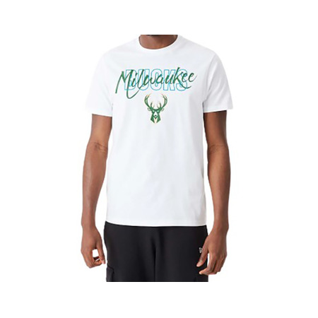 Neu Era NBA Milwaukee Bucks Script Tee