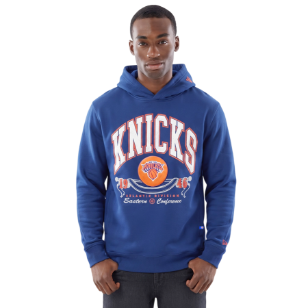 New Era NBA New York Knicks Campus Graphic Hoodie "Rush Blue"