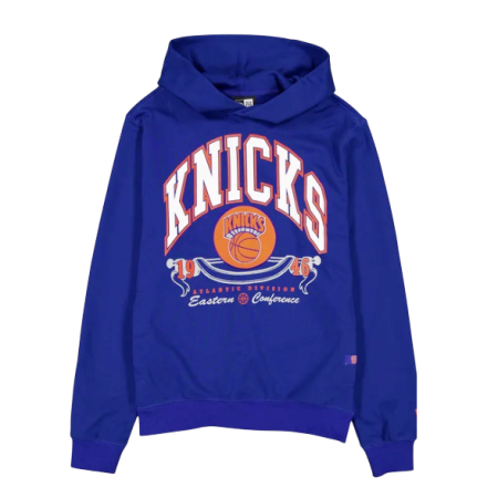 New Era NBA New York Knicks Campus Graphic Hoodie "Rush Blue"