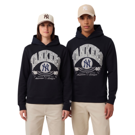 New Era NBA New York Yankees Campus Graphic Hoodie "Dark Blue"