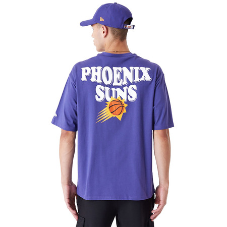 Neu Era NBA Phoenix Suns Script überdimensionales T-Shirt
