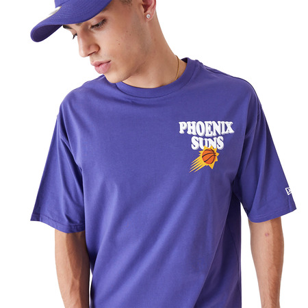Neu Era NBA Phoenix Suns Script überdimensionales T-Shirt