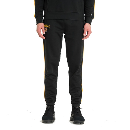 Neue Ära NBA Stripe Piping Jogger Los Angeles Lakers (schwarz)
