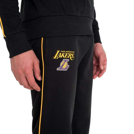 Neue Ära NBA Stripe Piping Jogger Los Angeles Lakers (schwarz)