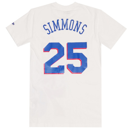 Neues Era NBA Team 76 Philadelphia Tee # 25 Simmons #
