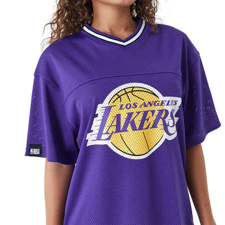 Neu Era NBA Team LA Lakers Damen Mesh Kleid T-Shirt