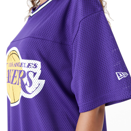 Neu Era NBA Team LA Lakers Damen Mesh Kleid T-Shirt