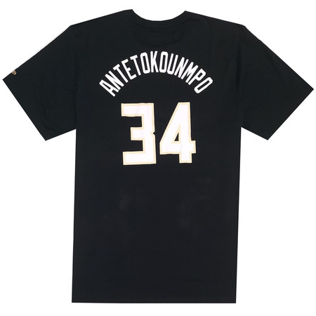 New Era NBA Team Milwaukee Bucks Tee #34 Antetokounmpo #