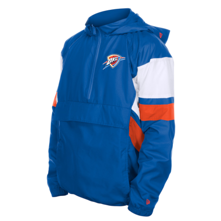 New Era Oklahoma City Thunder H1 Quarter-ZIP 2984 Anorak Windbreaker