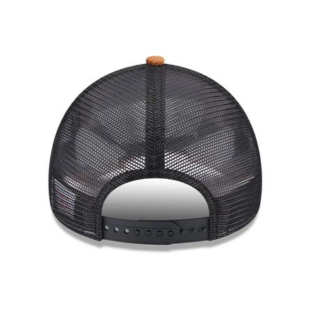 New Era Trucker Cap - USA Stoffaufnäher "Brown"