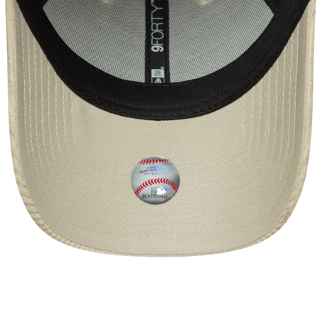 New Era Wmns MLB NY Yankees Cord 9FORTY Adjustable Cap "Cream"