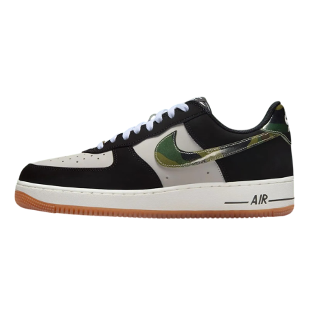Nike Air Force 1 Low '07 LV8 "Black Patent Camo Swoosh"