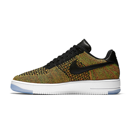 Nike Air Force 1 Ultra Flyknit Low "Volt" (700/Volt/schwarz)