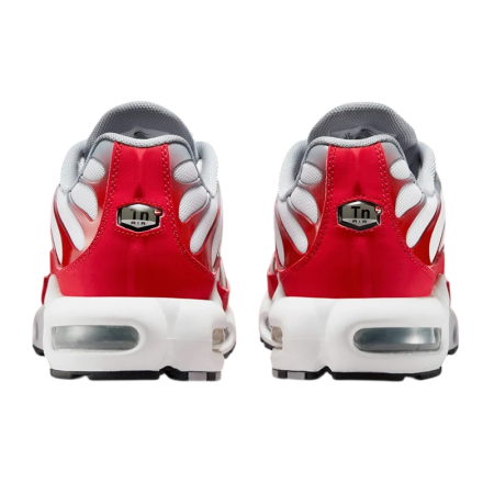 Nike Air Max Plus "White University Red Wolf Grey"