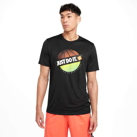 Nike T-Shirt Dri Fit Basket einfach machen "Schwarz"