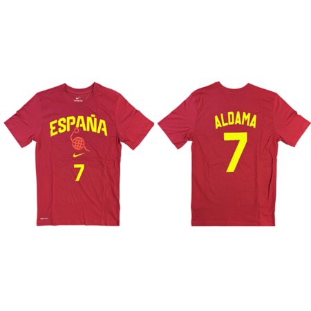 Nike Camiseta España Basket "Gym Red/Yellow"