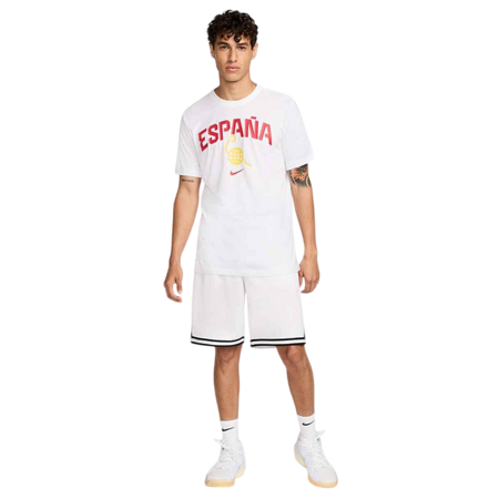 Nike Camiseta España Basket "White Gym Red"