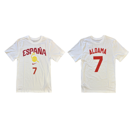 Nike Camiseta España Basket "White Gym Red"
