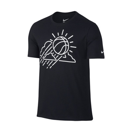 Nike Camiseta Reign Basketball (010/schwarz/weiß)
