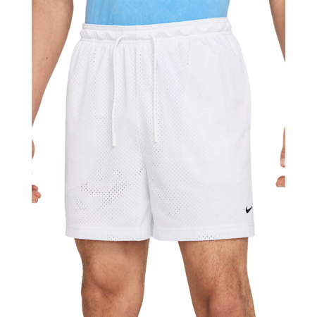 NIke Dri-FIT 5" Mesh Basketball Shorts "White