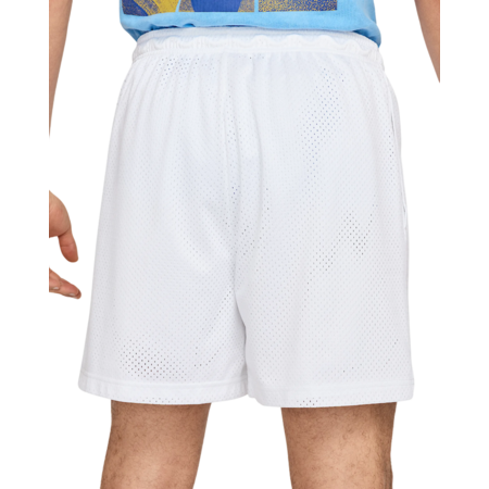 NIke Dri-FIT 5" Mesh Basketball Shorts "White