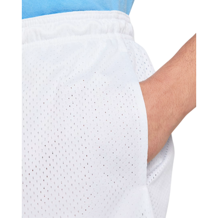 NIke Dri-FIT 5" Mesh Basketball Shorts "White
