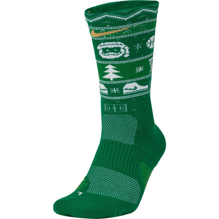 Nike Elite Crew-Xmas Socken (Grün)