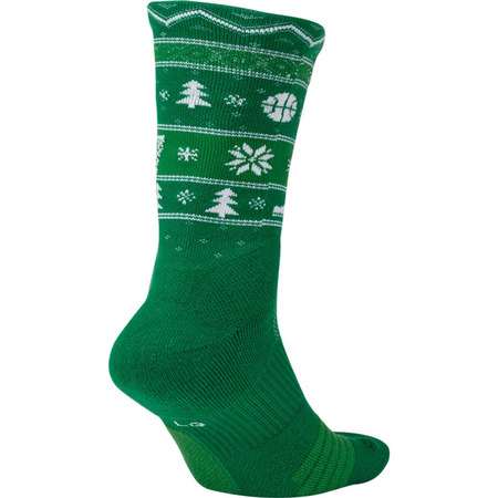Nike Elite Crew-Xmas Socken (Grün)