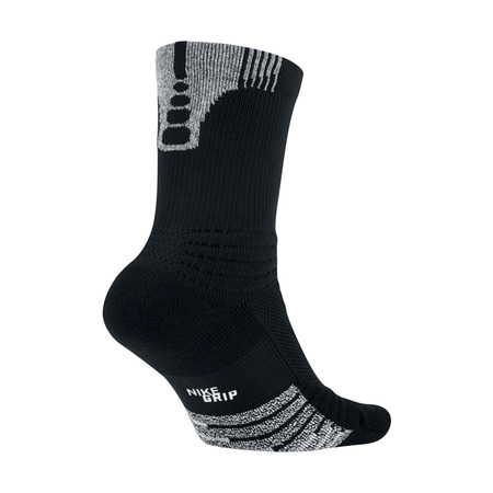 Nike Grip Vielseitigkeit Crew Basketball Socken Schwarz