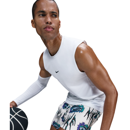 Nike Practice Mesh 5" Dri-FIT Basketball Shorts "White"