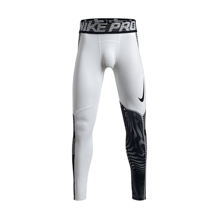 Nike Niño Pro HyperCool Tight Aop Jungs (100/weiß/schwarz)