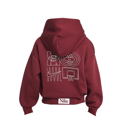 Nike Sudadera Niñ@ Kultur des Basketballs "Team Red"