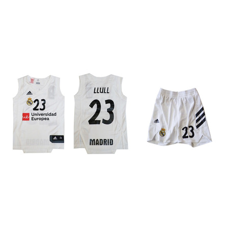 Pack Niño Réplica Sergio Llull #23# R. Madrid 2018/19 (1. Euroliga)