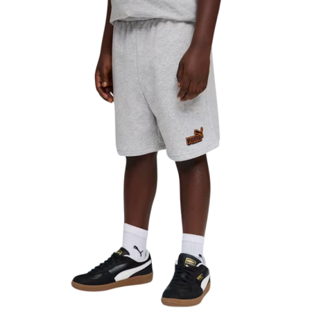 Puma ESS LOGO LAB Relaxed Shorts  "Light Gray Heather"