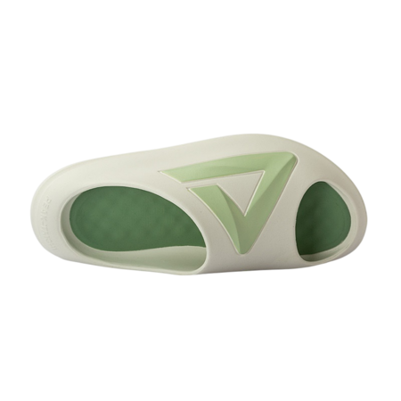 Peak Taichi Recovery Flip Flops "White Green"