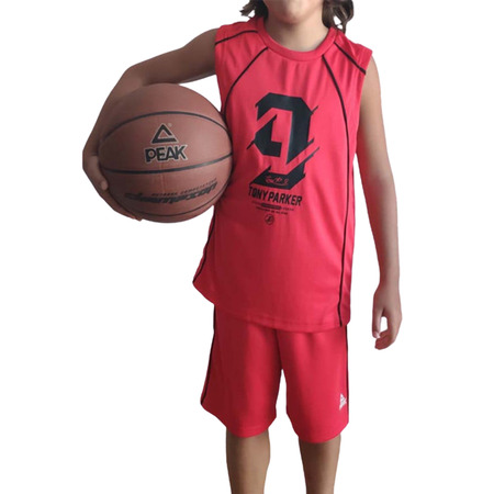 Equipación Junior Peak Sport Basketball Tony Parker Signature "Red"