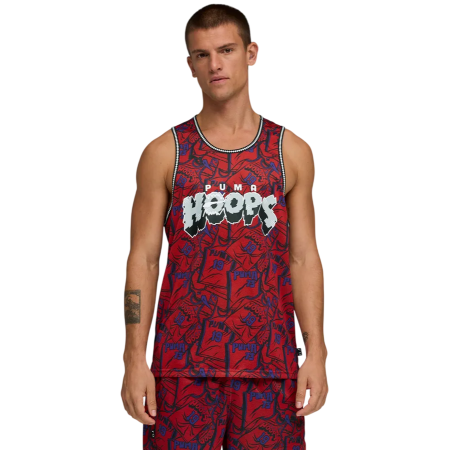 Puma Basketball Flagrant Foul Jersey "Candy Apple-AOP "
